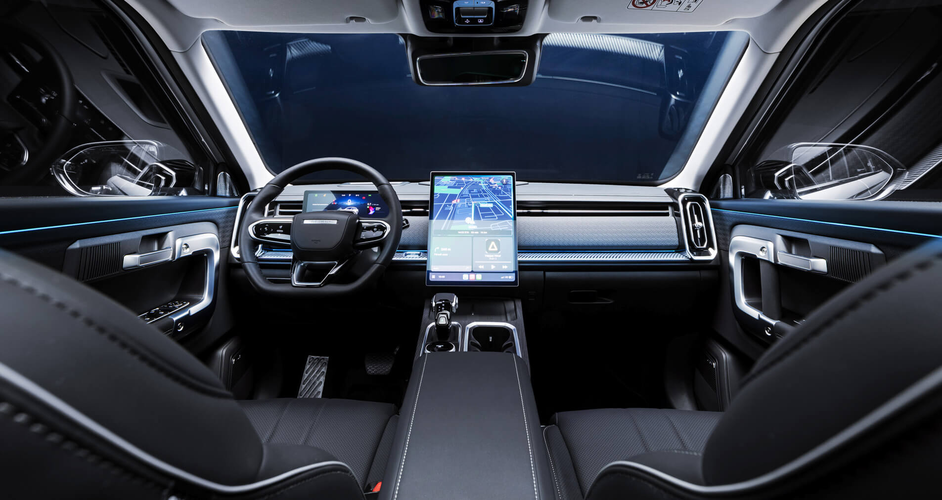 Jaecoo7 SHS - interiér čierny